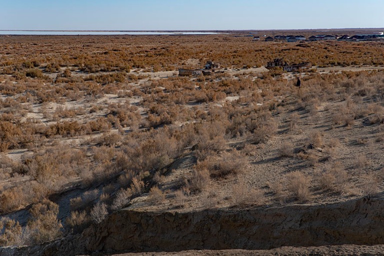 UZ_191105 Uzbekistan_0378 Araljärven kuivunutta pohjaa Mojnaqis