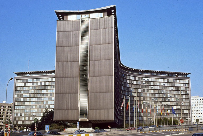 BE071935 Belgia Euroopan komission päärakennus Berlaymont Brys